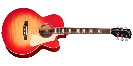 Gibson - Guitare acoustique/électrique Les Paul Parlor avec étui rigide - Vintage Cherry Sunburst