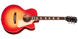 Gibson - Les Paul Parlor Acoustic/Electric Guitar with Hardshell Case - Vintage Cherry Sunburst