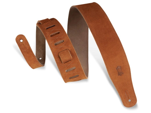 Levys - 2.5 Classic Suede Guitar Strap - Honey