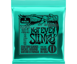 Ernie Ball - Lot de 3 cordes électriques Not Even Slinky 12-56