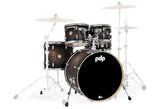 Pacific Drums - Kit de fûts Concept Maple 5 pièces (22, 10, 12, 16, SD) - Charcoal Burst