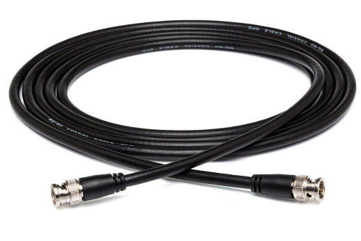 Hosa - Pro 75-ohm Coax, BNC to Same - 10 ft