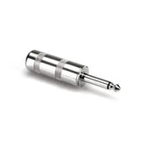 Hosa - Jumbo Connector 1/4 to TS - Wide
