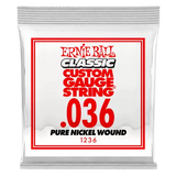 Corde de guitare électrique filée en nickel pur Ernie Ball - .036 (à l'unité)