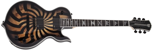 Schecter - Guitare électrique Wylde Odin Grail - Buzzsaw Charcoal Burst