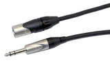 Yorkville Sound - Câble XLR-M symétrique vers TRS série DLX - 7,6 m
