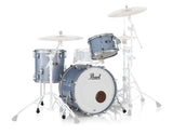 Pearl - Masters Maple, batterie 3 pièces (22, 12, 16 pouces) avec tuyau chromé - Crystal Rain