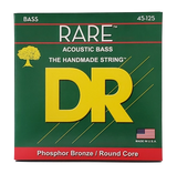 DR Strings - Jeu de cordes pour basse acoustique en bronze phosphoreux rare - 45-105