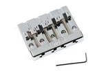 Fender - HiMass 4-string Bass Bridge Assembly with Brass Saddles - Chrome