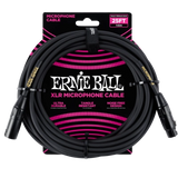 Câble micro XLR Ernie Ball - 25 m - Noir