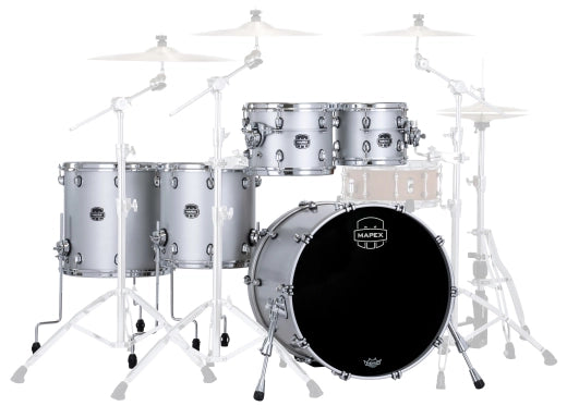 Mapex - Pack de 5 fûts Saturn Evolution (22, 10, 12, 14, 16) - Argent iridium
