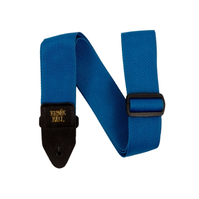 Sangle de guitare Ernie Ball en polypropylène - Bleue et noire
