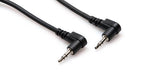 Câble d'interconnexion stéréo Hosa, coudé TRS 3,5 mm vers identique, 1,5 m