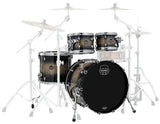 Mapex - Pack de 4 fûts Saturn VI Rock (22, 10, 12, 16) - Black Ink Burst