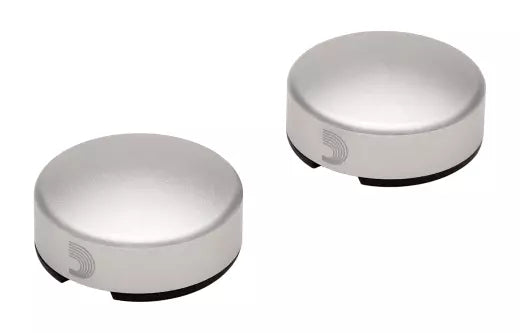 DAddario - XPND Footswitch Topper - Silver (2 Pack)