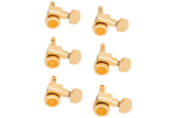 Fender - Locking Stratocaster/Telecaster Staggered Tuning Machines (Set of 6) - Gold
