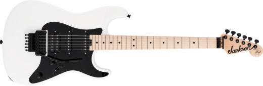 Jackson Guitars - USA Signature Adrian Smith San Dimas SDM, guitare électrique avec touche en érable et étui - Blanche Neige