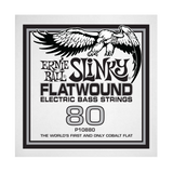 Corde simple pour basse électrique Ernie Ball .080 Slinky Flatwound