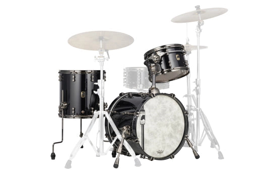 Mapex - Black Panther Design Lab Cherry Bomb, batterie 3 fûts (18, 12, 14") - Noir laqué