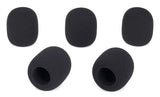Samson - WS1 Microphone Windscreen 5-Pack - Black