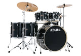 Tama - Imperialstar Batterie 6 pièces (22, 10, 12, 14, 16, SD) avec cymbales et accessoires - Noir brossé