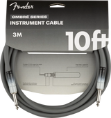 Câble instrument Fender - 10 Ombre - Gris argenté fumé