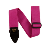 Sangle de guitare Ernie Ball en polypropylène - Framboise et noir