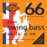 Rotosound - Swing Bass 66 Cordes pour basse en acier inoxydable à échelle moyenne 40-90