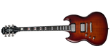 Epiphone - Guitare électrique SG Prophecy avec housse - Aged Bengal Tiger Burst (gaucher)