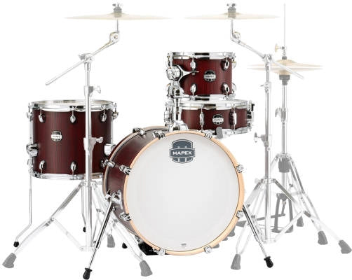 Mapex - Mars Pack de fûts 4 pièces pour bop (18, 10, 14, SD) - Bois de sang