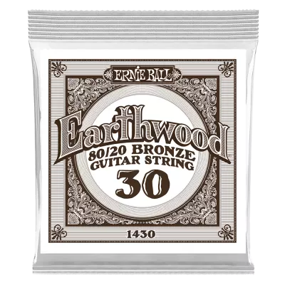 Corde de guitare acoustique Ernie Ball Earthwood 80/20 Bronze - .030 (à l'unité)