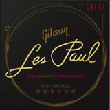 Gibson - Cordes de guitare électrique Les Paul Premium - Ultra Light 9-42