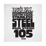 Corde simple pour basse électrique en acier inoxydable Ernie Ball .105