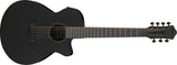 Ibanez - AEG721 AEG 7-String Acoustic/Electric Guitar - Black Out