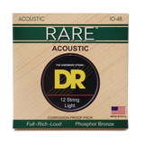 DR Strings - Jeu de cordes acoustiques 12 cordes en bronze phosphoreux rare