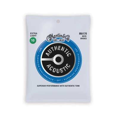 Martin - Authentic Acoustic SP 80/20 Bronze - Cordes extra légères 10-47