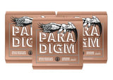 Cordes acoustiques Ernie Ball Paradigm - Phosphore-Bronze Medium-Light 12-54, lot de 3