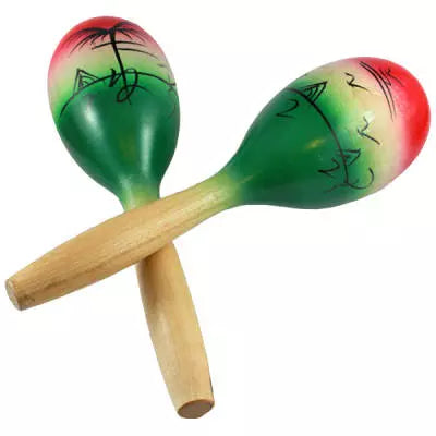 Granite Percussion - Large Scale Maraca-10 in. Floral