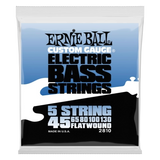 Ernie Ball - Cordes pour basse à filets plats Groupe V - .045-.130