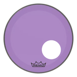 Remo - Powerstroke P3 Colortone Bass Drumhead w/ 5 Offset-Hole - Purple - 18