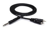 Câble Hosa en Y, jack 6,35 mm TS vers double RCA, 2 m