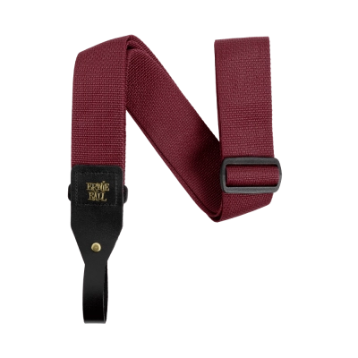 Sangle pour guitare acoustique Ernie Ball - Bordeaux