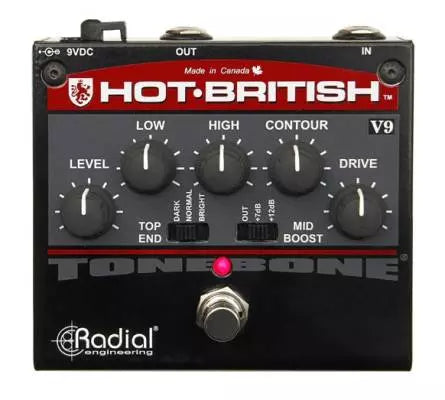 Radial - Hot British V9 Pédale de distorsion