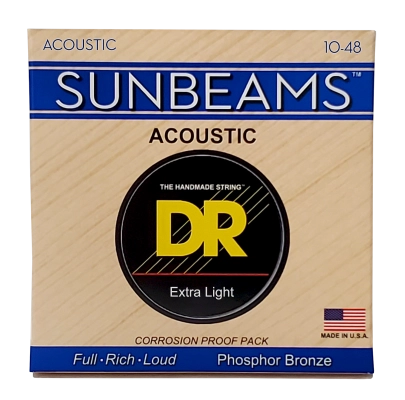 DR Strings - Cordes acoustiques Sunbeam Phos Bronze - Lite 10-48