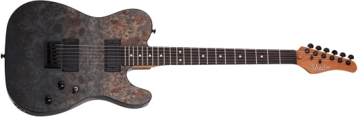 Schecter - Guitare électrique PT Standard - Black Fade Burst Burl