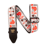 Bretelle Ernie Ball - Red Bird Winter Jacquard