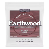Cordes pour guitare acoustique Ernie Ball Earthwood Bell Bronze - Medium Light (12-54)