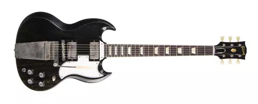 Gibson Custom Shop - Guitare électrique SG Standard 1964 avec étui rigide - Silver Fox VOS