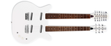 Danelectro - Guitare électrique double manche 6 et 12 cordes - White Pearl
