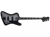 ESP Guitars - LTD Deluxe Phoenix-1004 Electric Bass Guitar - Silver Sunburst Satin